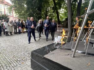 17.09.2022. Sandomierz. Uroczystości z okazji 83. rocznicy agresji sowieckiej na Polskę oraz obchody Dnia Sybiraka. / Fot. Grażyna Szlęzak - Radio Kielce