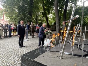 17.09.2022. Sandomierz. Uroczystości z okazji 83. rocznicy agresji sowieckiej na Polskę oraz obchody Dnia Sybiraka. / Fot. Grażyna Szlęzak - Radio Kielce