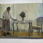 24.09.2022. Sandomierz. Wystawa prac Michała Bacy / Fot. Grażyna Szlęzak - Radio Kielce