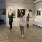 24.09.2022. Sandomierz. Wystawa prac Michała Bacy / Fot. Grażyna Szlęzak - Radio Kielce