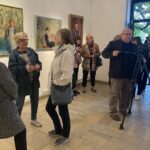 24.09.2022. Sandomierz. Wystawa prac Michała Bacy / Fot. Grażyna Szlęzak - Radio Kielce