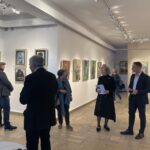 24.09.2022. Sandomierz. Wystawa prac Michała Bacy / Fot. Grażyna Szlęzak - Radio Kielce