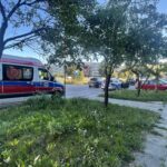 02.09.2022. Kielce. Ulica Orląt Lwowskich. Potrącenie / Fot. Policja