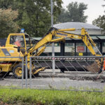 21.09.2022. Kielce przystanek komunikacji miejskiej przy Alei Dziewięciu Wieków Kielc / Fot. Robert Felczak – Radio Kielce