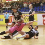 24.09.2022. Kielce. Mecz 2. kolejki grupy C I ligi piłkarek ręcznych Suzuki Korona Handball – SMS ZPRP I Płock / Fot. Wiktor Taszłow – Radio Kielce