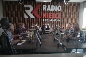 Kielce. Studio Polityczne Radia Kielce / Fot. Wiktor Taszłow - Radio Kielce