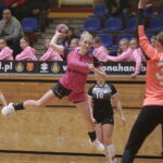 24.09.2022. Kielce. Mecz 2. kolejki grupy C I ligi piłkarek ręcznych Suzuki Korona Handball – SMS ZPRP I Płock / Fot. Wiktor Taszłow – Radio Kielce