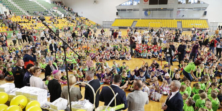 06.09.2022. Kielce. Inauguracja akcji „Kochane Pierwszaki” / Fot. Wiktor Taszłow - Radio Kielce