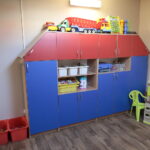 07.09.2022. Kostomłoty Drugie. Interwencja Radia Kielce. Spór o warunki nauki dzieci. Na zdjęciu sporna klasa. / Fot. Wiktor Taszłow - Radio Kielce