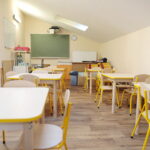 07.09.2022. Kostomłoty Drugie. Interwencja Radia Kielce. Spór o warunki nauki dzieci. Na zdjęciu sporna klasa. / Fot. Wiktor Taszłow - Radio Kielce