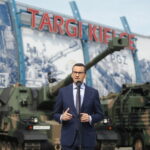 08.09.2022. Kielce. 30. Międzynarodowy Salon Przemysłu Obronnego. Wizyta Mateusza Morawieckiego / Fot. Wiktor Taszłow - Radio Kielce