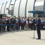 08.09.2022. Kielce. 30. Międzynarodowy Salon Przemysłu Obronnego. Wizyta Mateusza Morawieckiego / Fot. Wiktor Taszłow - Radio Kielce