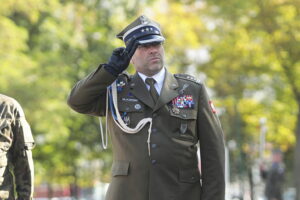 09.09.2022. Kielce. Jubileusz Centrum Przygotowań do Misji Zagranicznych. Na zdjęciu płk. Adam Włoczewski - komendant CPdMZ. / Fot. Wiktor Taszłow - Radio Kielce