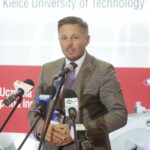 09.09.2022. Kielce, Politechnika Świętokrzyska. European Rover Challenge. Na zdjęciu Marcin Chłodnicki - zastępca Prezydenta Kielc. / Fot. Wiktor Taszłow - Radio Kielce