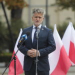 27.09.2022. Kielce. 83. rocznica powstania Polskiego Państwa Podziemnego. Na zdjęciu: Krzysztof Słoń - senator PiS / Fot. Wiktor Taszłow - Radio Kielce