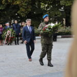 27.09.2022. Kielce. 83. rocznica powstania Polskiego Państwa Podziemnego. Na zdjęciu (w środku): Krzysztof Słoń - senator PiS / Fot. Wiktor Taszłow - Radio Kielce