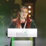 12.09.2022. Targi Kielce. Europejski Parlament Wiejski. Na zdjęciu: Anna Gębicka - pełnomocnik rządu ds. lokalnych inicjatyw społecznych. / Fot. Wiktor Taszłow - Radio Kielce