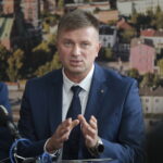 13.09.2022. Kielce. Konferencja prasowa na temat sezonu grzewczego 2022/2023. Na zdjęciu: Arkadiusz Bąk - prezes MPEC Kielce / Fot. Wiktor Taszłow - Radio Kielce
