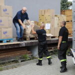 13.09.2022. Kielce. Wojewoda przekazał kolejną transzę pomocy dla OSP, w których zakwaterowani są obywatele Ukrainy / Fot. Wiktor Taszłow - Radio Kielce