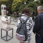 14.09.2022. Kielce, plac Artystów. Wystawa rzeźb. / Fot. Wiktor Taszłow - Radio Kielce