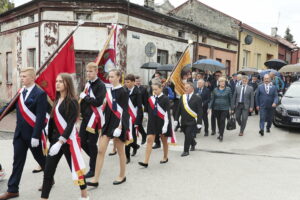 15.09.2022. Chmielnik. Uroczystości upamiętniające Marianne Stradowską i jej syna Wacława, którzy zginęli za pomoc Żydom / Fot. Wiktor Taszłow – Radio Kielce