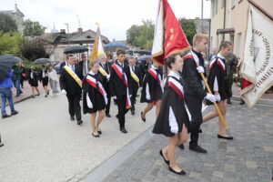 15.09.2022. Chmielnik. Uroczystości upamiętniające Marianne Stradowską i jej syna Wacława, którzy zginęli za pomoc Żydom / Fot. Wiktor Taszłow – Radio Kielce