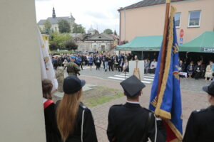 15.09.2022. Chmielnik. Uroczystości upamiętniające Marianne Stradowską i jej syna Wacława, którzy zginęli za pomoc Żydom / Fot. Wiktor Taszłow – Radio Kielce