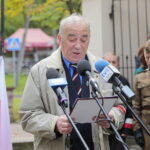 16.09.2022. Kielce. Obchody 83. rocznicy sowieckiej agresji na Polskę. Na zdjęciu: Stanisław Wierzbicki - prezes zarządu okręgu Kielce Związku Sybiraków / Fot. Wiktor Taszłow - Radio Kielce