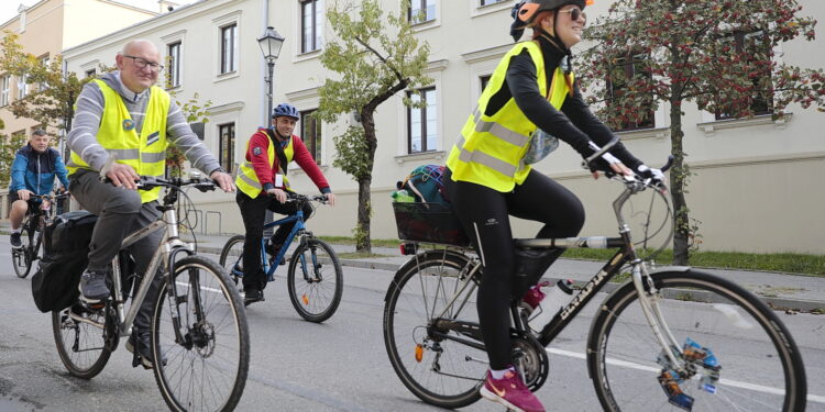 17.09.2022. Kielce. 10. Pielgrzymka Rowerowa na Święty Krzyż / Fot. Wiktor Taszłow - Radio Kielce