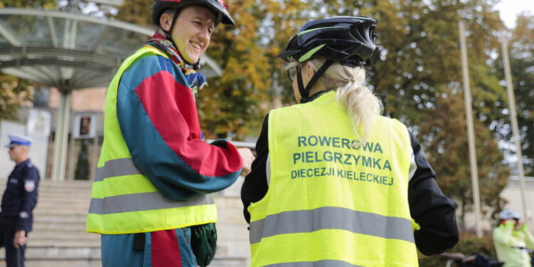 17.09.2022. Kielce. 10. Pielgrzymka Rowerowa na Święty Krzyż / Fot. Wiktor Taszłow - Radio Kielce