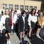 01.09.2022. Kielce. Inauguracja nowego roku szkolnego w Szkole Podstawowej nr 13. Na zdjęciu: Stanisław Janusiński - dyrektor SP 13 w Kielcach / Fot. Wiktor Taszłow - Radio Kielce