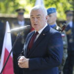 01.09.2022. Kielce. Obchody 83. rocznicy wybuchu II wojny światowej. Na zdjęciu: Andrzej Bętkowski- marszałek województwa świętokrzyskiego / Fot. Wiktor Taszłow - Radio Kielce