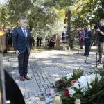 01.09.2022. Kielce. Obchody 83. rocznicy wybuchu II wojny światowej. Na zdjęciu: senator Krzysztof Słoń / Fot. Wiktor Taszłow - Radio Kielce