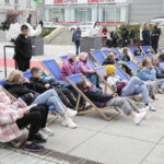 19.09.2022. Kielce. Plac Artystów. Spotkanie „Eko Kino” / Fot. Wiktor Taszłow - Radio Kielce