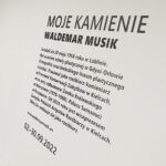 Kielce. BWA. Wystawa prac Waldemara Musika „Moje kamienie” / Fot. Wiktor Taszłow - Radio Kielce