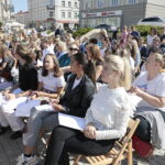 03.09.2022. Kielce. Plac Artystów. Narodowe czytanie