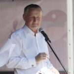 03.09.2022. Kielce. Plac Artystów. Narodowe czytanie. Na zdjęciu: Zbigniew Koniusz – wojewoda świętokrzyski