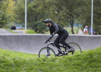 22.09.2022. Kielce. Oddanie do użytku Pumptracka / Fot. Wiktor Taszłow – Radio Kielce