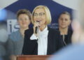 23.09.2022. Kielce. Rozpoczęcie działalności stowarzyszenia Inicjatywa Świętokrzyska. Na zdjęciu: Renata Janik - założycielka stowarzyszenia / Fot. Wiktor Taszłow - Radio Kielce