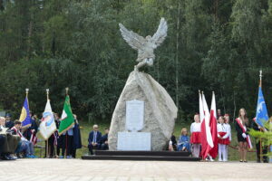 04.09.2022. Polichno. 90. rocznica utworzenia Szkoły Szybowcowej w Polichnie oraz 30. rocznica odsłonięcia Pomnika Lotników / Fot. Wiktor Taszłow - Radio Kielce