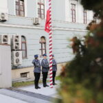 23.09.2022. Kielce. Uroczystość odsłonięcia tablicy upamiętniającej policjantów / Fot. Wiktor Taszłow - Radio Kielce