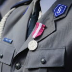 23.09.2022. Kielce. Uroczystość odsłonięcia tablicy upamiętniającej policjantów / Fot. Wiktor Taszłow - Radio Kielce