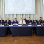 23.09.2022. Kielce. Konferencja przed VII Mistrzostwami Świata Karate w Kategoriach Wagowych / Fot. Wiktor Taszłow - Radio Kielce