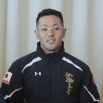 23.09.2022. Kielce. Konferencja przed VII Mistrzostwami Świata Karate w Kategoriach Wagowych. Na zdjęciu: Kembu Iriki- kapitan reprezentacji Japonii / Fot. Wiktor Taszłow - Radio Kielce