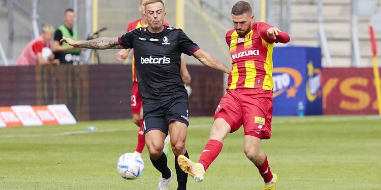 04.09.2022. Kielce. Mecz Korona Kielce - Pogoń Szczecin / fot. Wiktor Taszłow - Radio Kielce