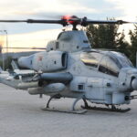 Kielce. Bell AH-1Z Viper i Bell UH-1Y Venom na terenie Targów Kielce / Fot. Wiktor Taszłow - Radio Kielce