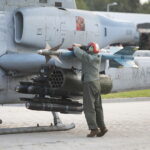 Kielce. Bell AH-1Z Viper i Bell UH-1Y Venom na terenie Targów Kielce / Fot. Wiktor Taszłow - Radio Kielce