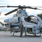 08.09.2022. Kielce. 30. Międzynarodowy Salon Przemysłu Obronnego. Śmigłowiec szturmowy Bell AH-1Z Viper / Fot. Wiktor Taszłow - Radio Kielce