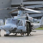 Kielce. Bell AH-1Z Viper i Bell UH-1Y Venom na terenie Targów Kielce / Fot. Wiktor Taszłow - Radio Kielce