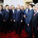 05.09.2022. Kielce. Prezydent Andrzej Duda i minister obrony narodowej Mariusz Błaszczak wizytują 30. Międzynarodowy Salon Przemysłu Obronnego / Fot. Wiktor Taszłow - Radio Kielce